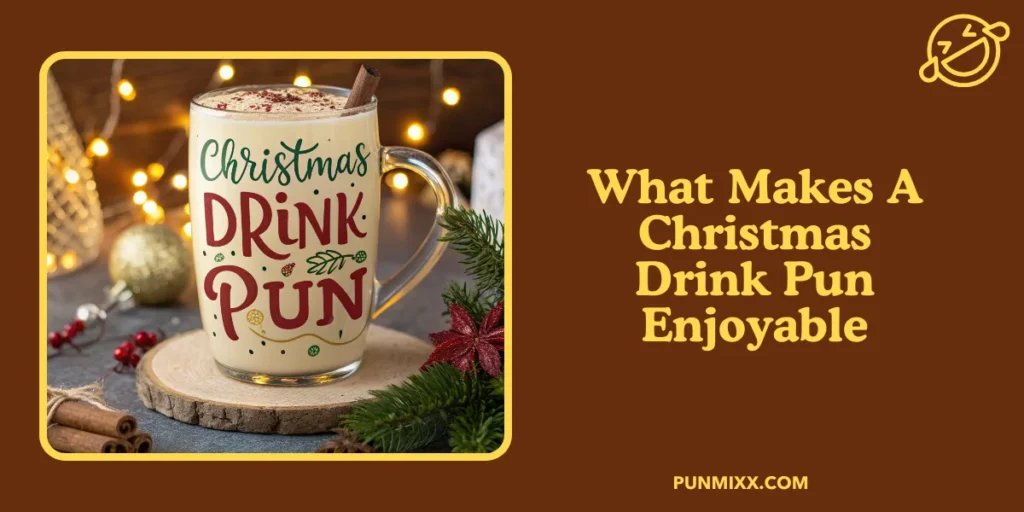 What Makes A Christmas Drink Pun Enjoyable
