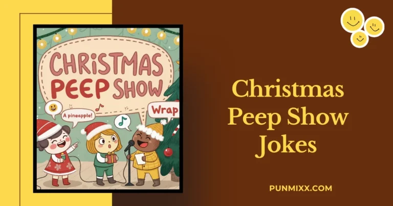 Christmas Peep Show Jokes