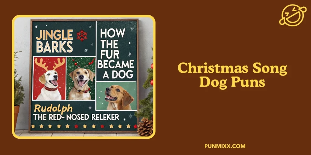 Christmas Song Dog Puns