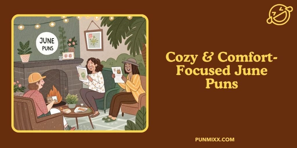 Cozy & Comfort-Focused June Puns