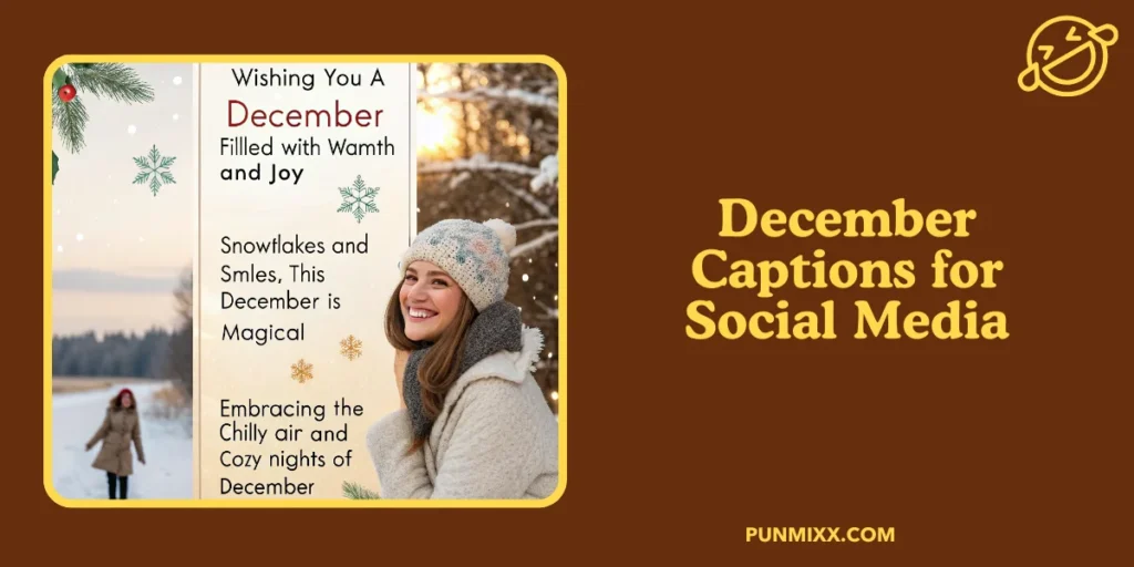 December Captions for Social Media