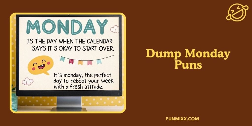 Dump Monday Puns