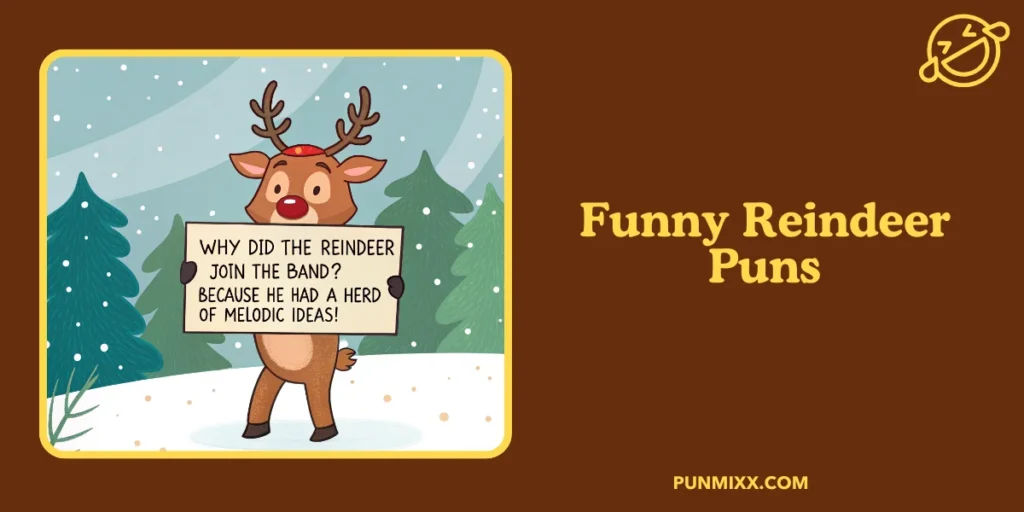 Funny Reindeer Puns