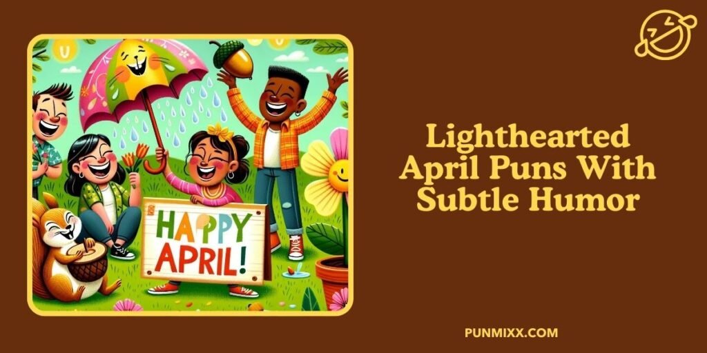 Lighthearted April Puns With Subtle Humor