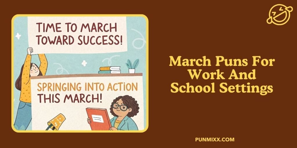 March Puns for Work and School Settings (1)