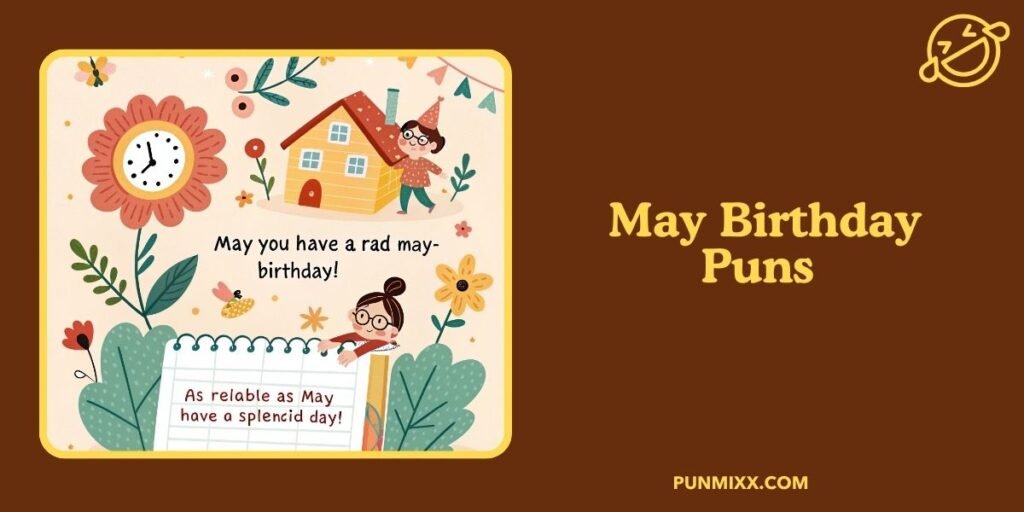 May Birthday Puns