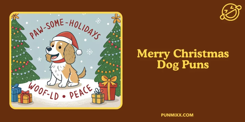 Merry Christmas Dog Puns