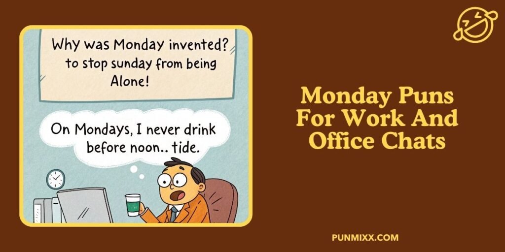 Monday Puns For Work And Office Chats