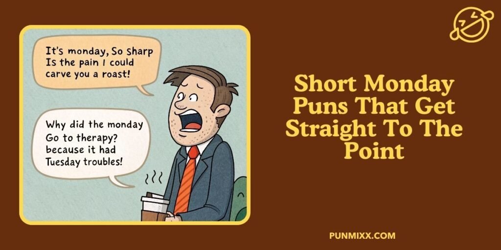 Short Monday Puns That Get Straight To The Point
