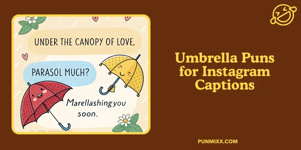 Umbrella Puns for Instagram Captions