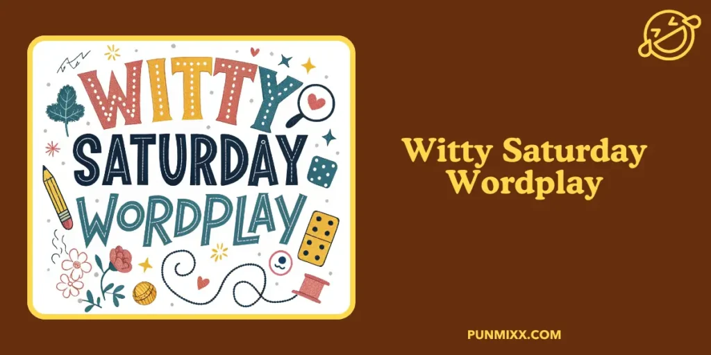 Witty Saturday Wordplay