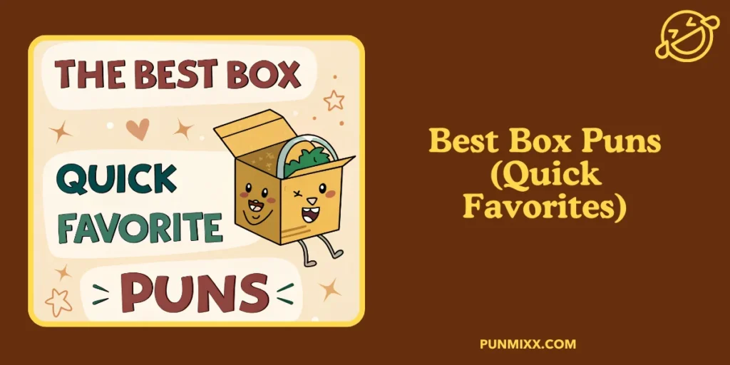 Best Box Puns (Quick Favorites)