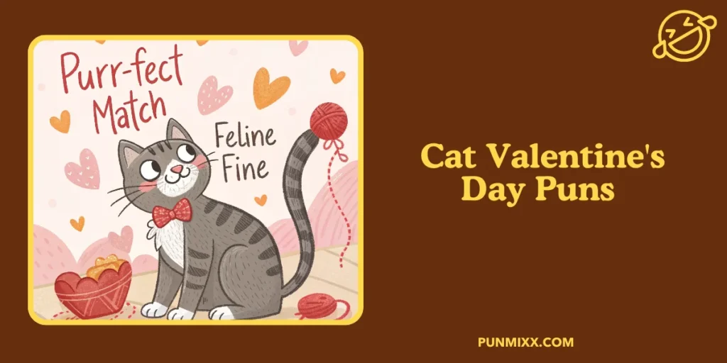 Cat Valentine's Day Puns 