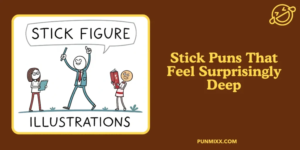 Stick Puns That Feel Surprisingly Deep