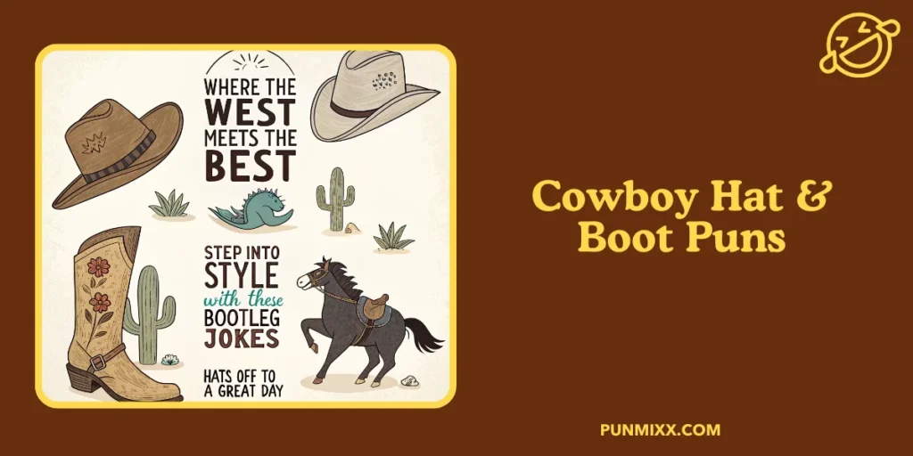 Cowboy Hat & Boot Puns