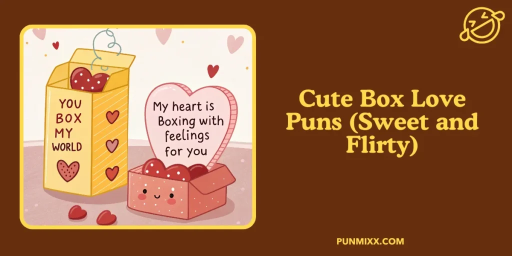 Cute Box Love Puns (Sweet and Flirty)