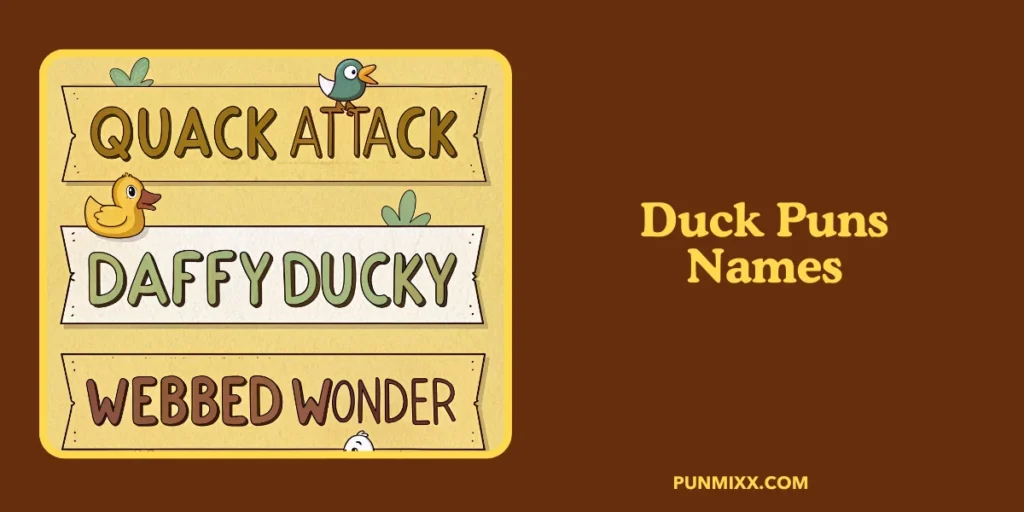Duck Puns Names