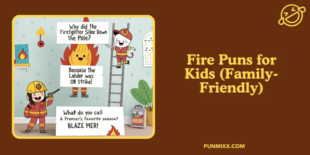 Fire Puns for Kids (Family-Friendly)
