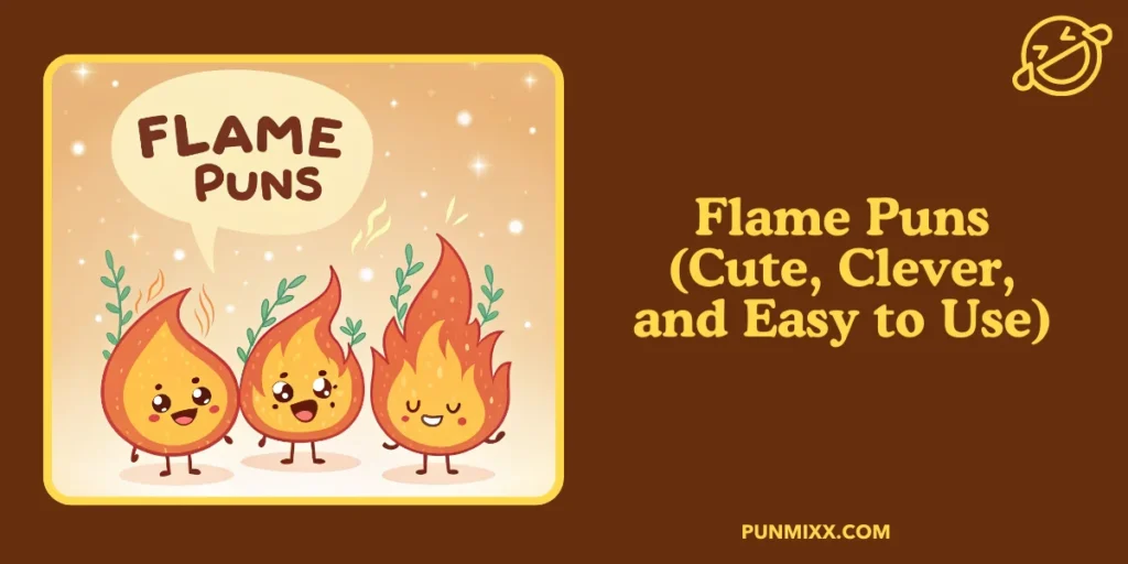 Flame Puns (Cute, Clever, and Easy to Use)