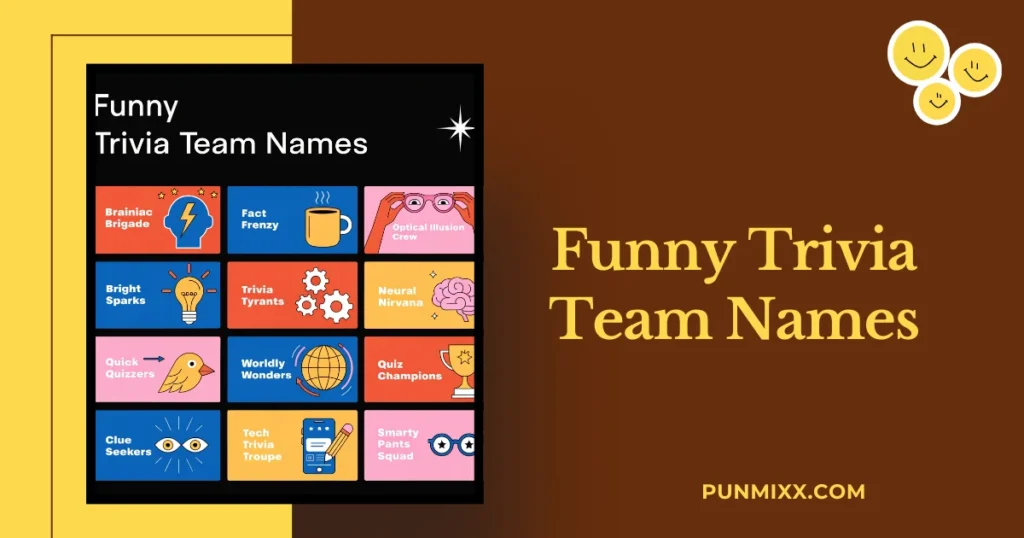 Funny Trivia Team Names