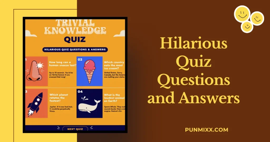 Hilarious Quiz Questions and Answers