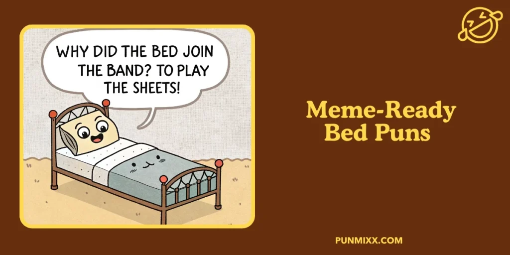 Meme-Ready Bed Puns 