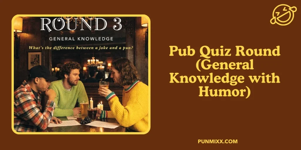 Pub Quiz Round (General Knowledge with Humor)