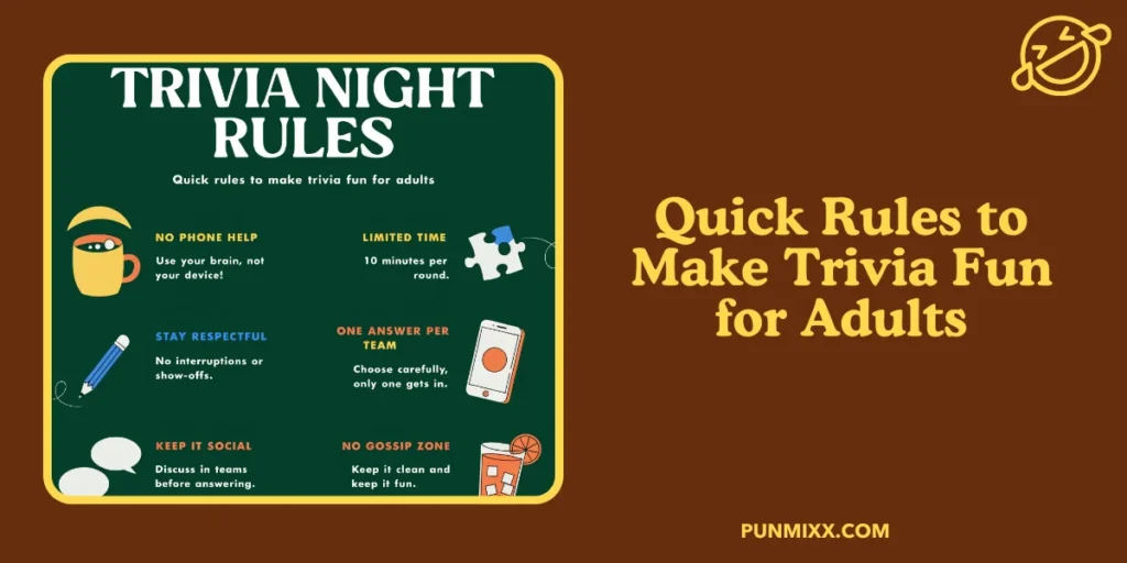 Quick Rules to Make Trivia Fun for Adults