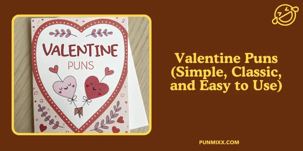 Valentine Puns (Simple, Classic, and Easy to Use)