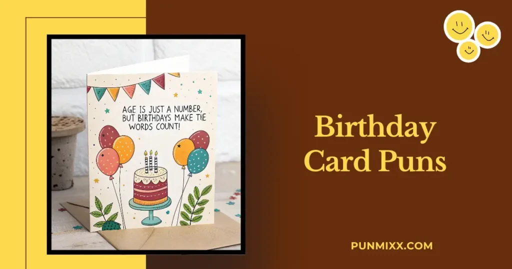Birthday Card Puns