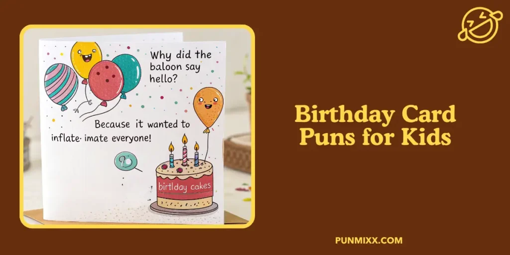 Birthday Card Puns for Kids