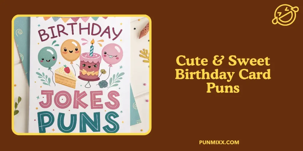 Cute & Sweet Birthday Card Puns