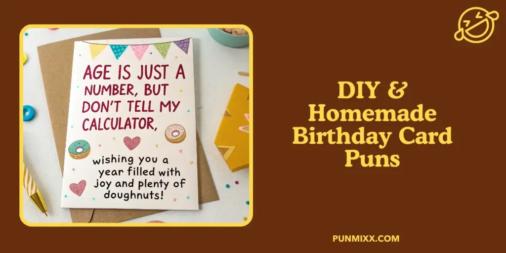 DIY & Homemade Birthday Card Puns