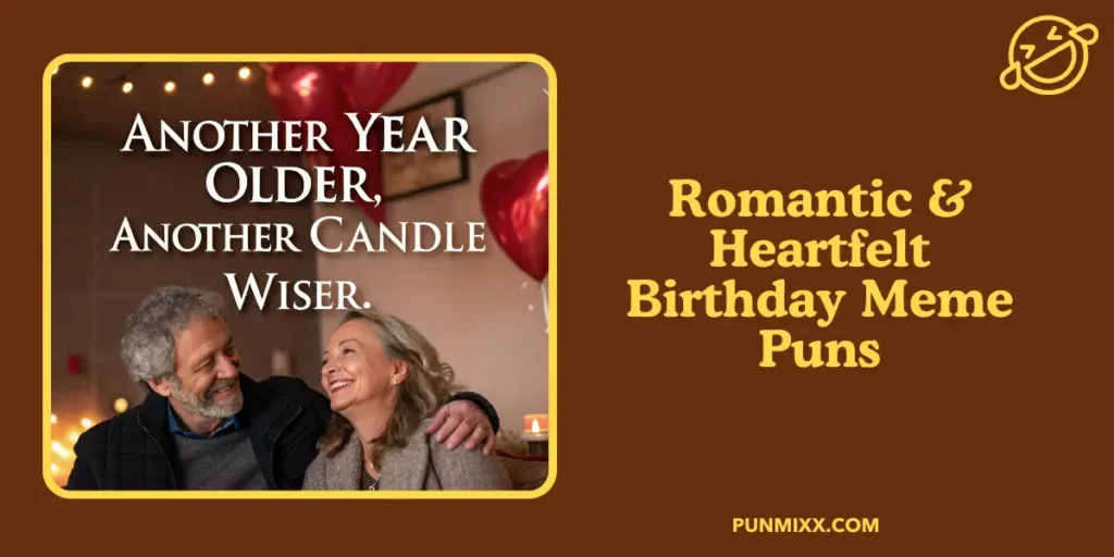 Romantic & Heartfelt Birthday Meme Puns