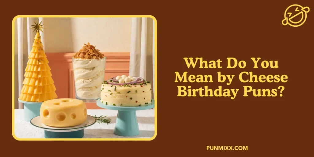 What Do You Mean by Cheese Birthday Puns?
