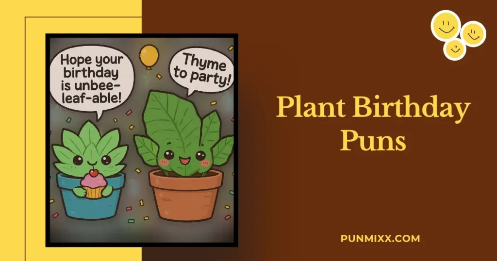 Plant Birthday Puns