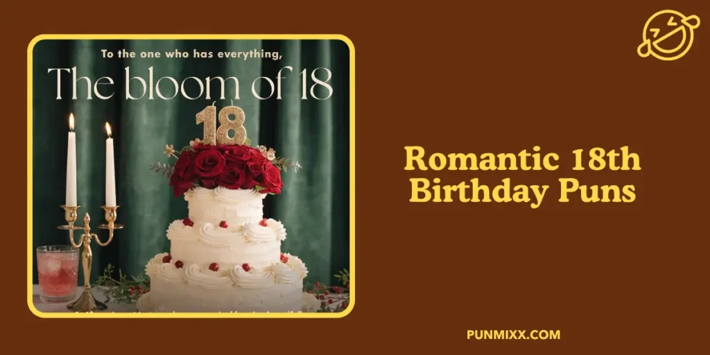 Romantic 18th Birthday Puns