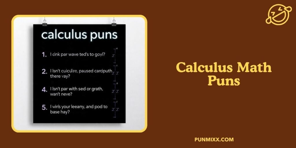 Calculus Math Puns