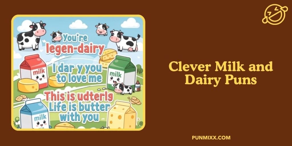 Clever Milk and Dairy Puns