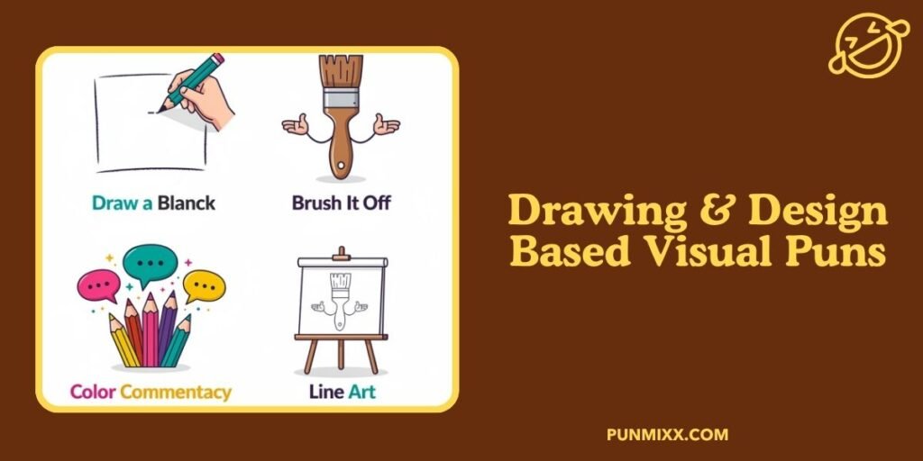 Drawing & Design Based Visual Puns