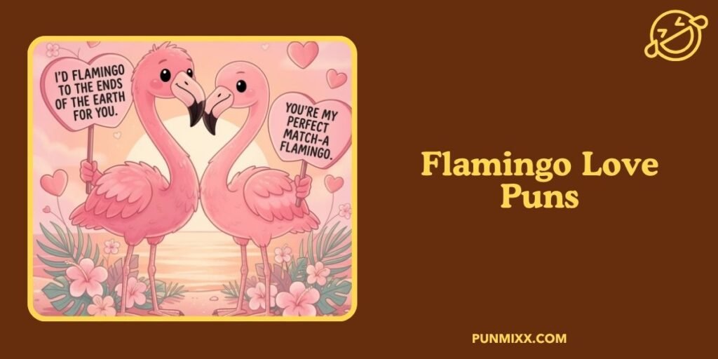 Flamingo Love Puns