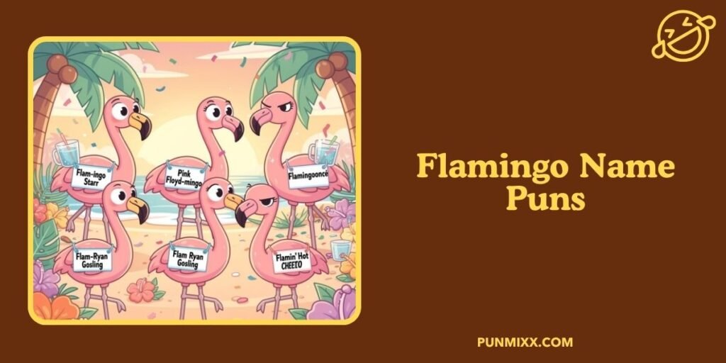 Flamingo Name Puns