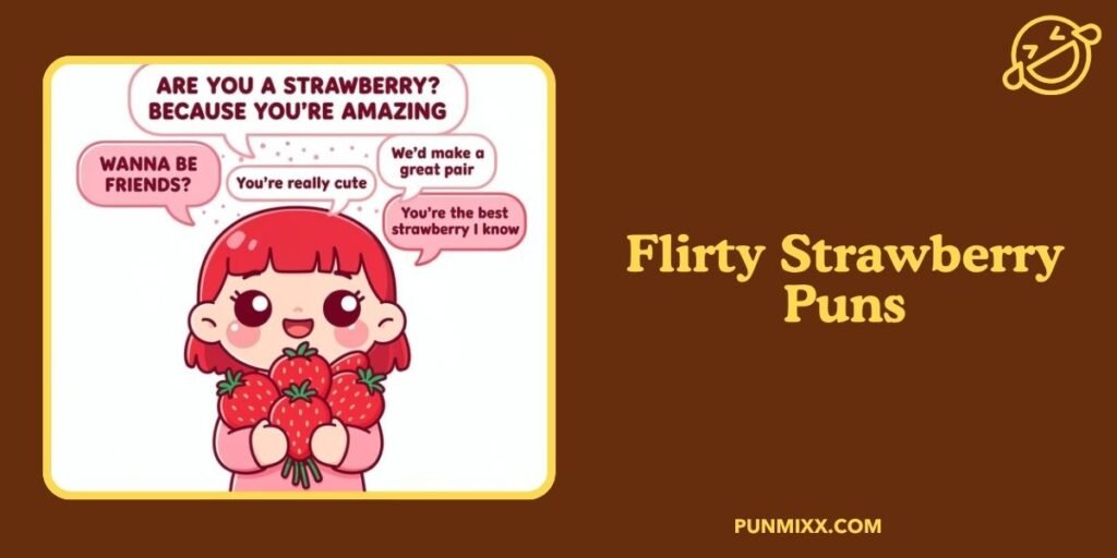 Flirty Strawberry Puns