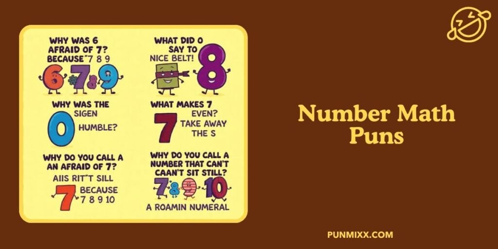 Number Math Puns