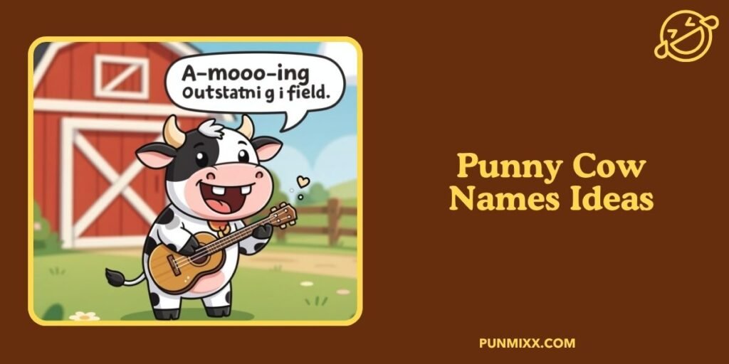 Punny Cow Names Ideas