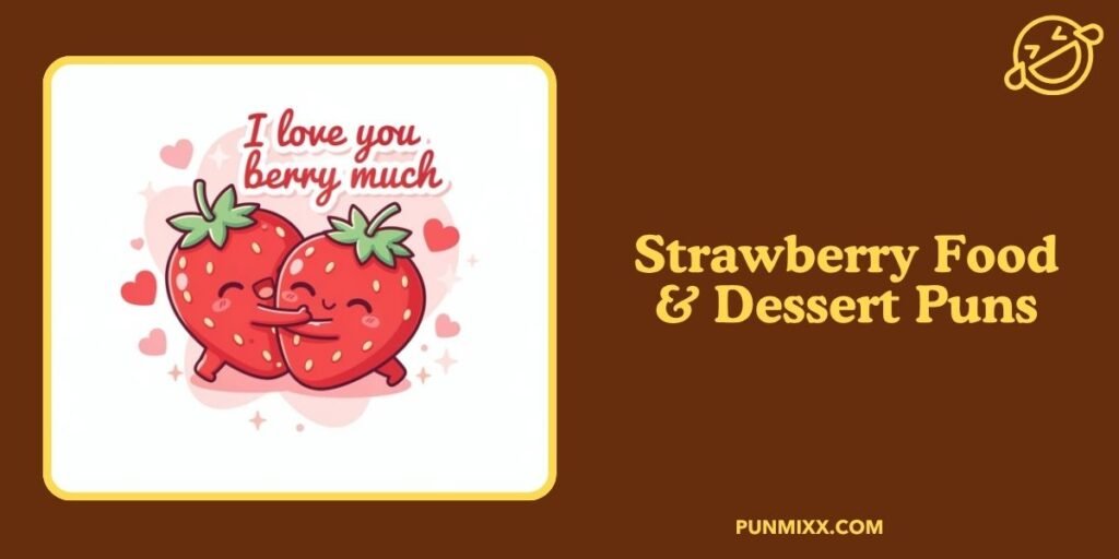 Strawberry Food & Dessert Puns