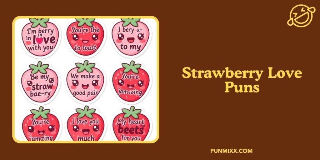 Strawberry Love Puns