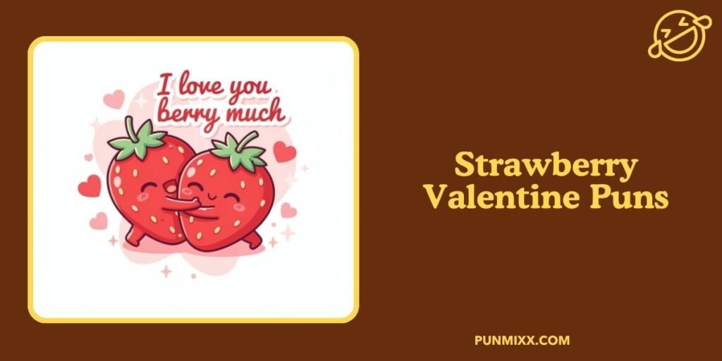 Strawberry Valentine Puns