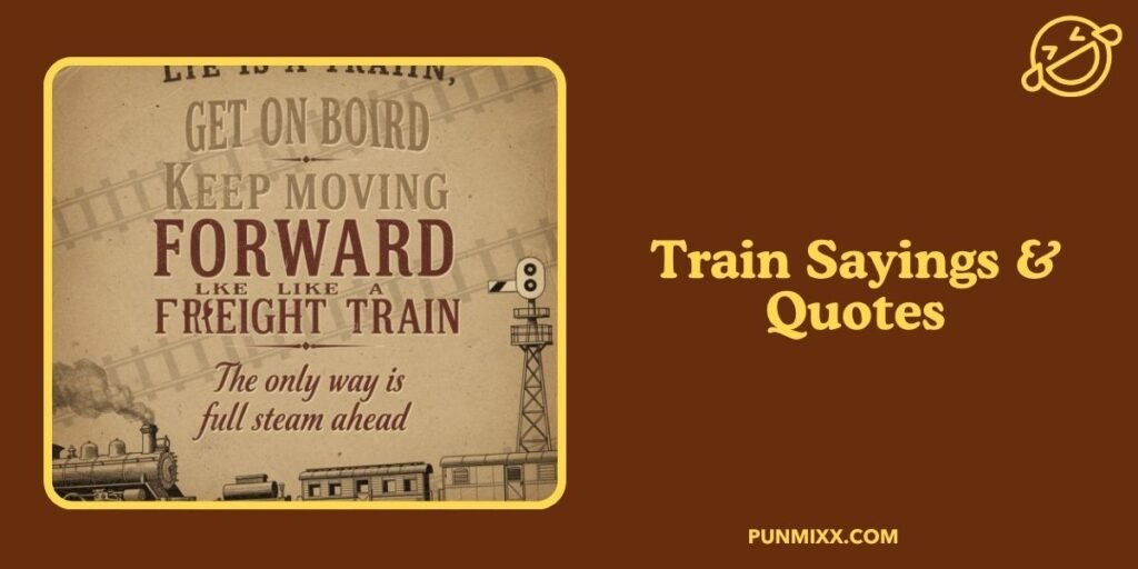 Train Sayings & Quotes