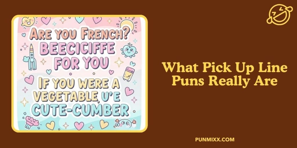 What Pick Up Line Puns Really Are